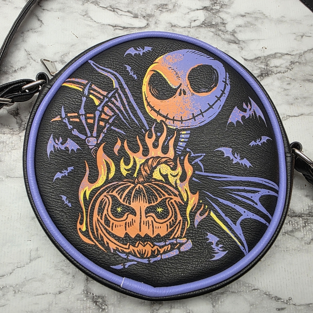 Disney Parks Nightmare Before Christmas Jack 25th Anniversary Crossbody Purse